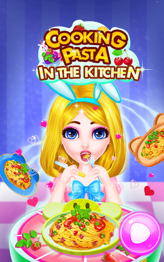 Cooking Pasta In Kitchen ekran görüntüsü