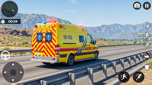 Ambulans Kurtarma 3D Oyunlar ekran görüntüsü