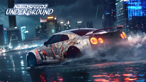 NS2 car racing game ekran görüntüsü