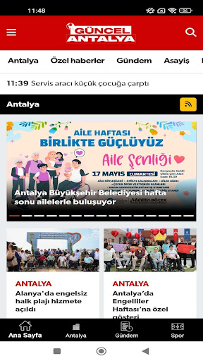 Güncel Antalya ekran görüntüsü