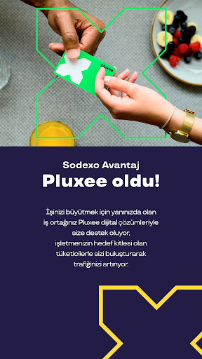 Pluxee Cep POS ekran görüntüsü