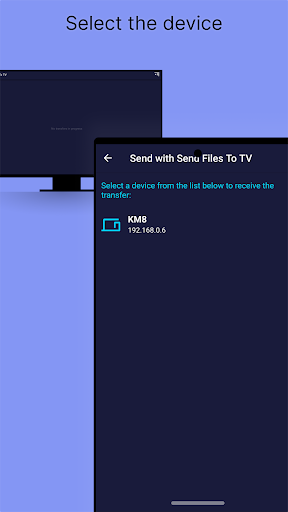 Send files to TV ekran görüntüsü