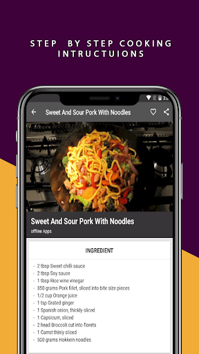Chinese Recipes Offline ekran görüntüsü