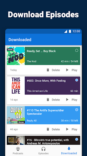 PodByte: Podcast Player Audio ekran görüntüsü