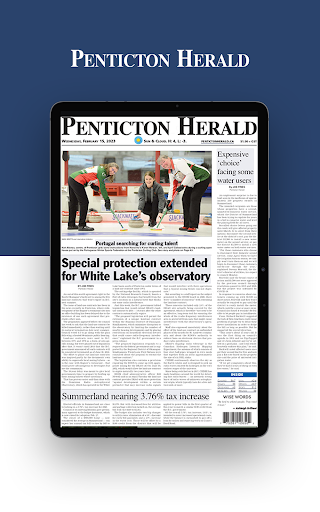 Penticton Herald ekran görüntüsü