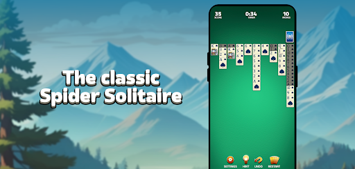 Spider Solitaire - Card Puzzle ekran görüntüsü