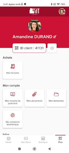 e-ticket TILT ekran görüntüsü