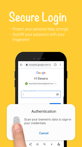 Banana Browser: Adblock, Secur ekran görüntüsü