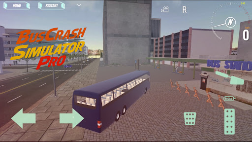 Bus Crash Simulator Pro ekran görüntüsü