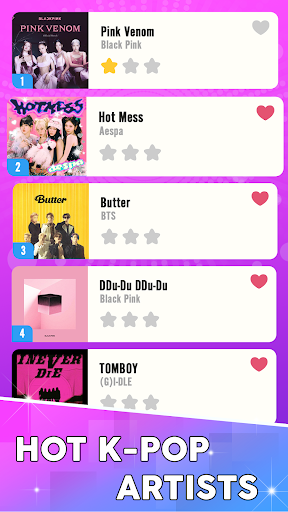 Pink Piano Tiles : Music Kpop ekran görüntüsü