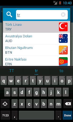 Para Kuru Oranları ekran görüntüsü