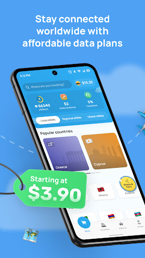 eSIMo: Travel eSIM & Calls ekran görüntüsü