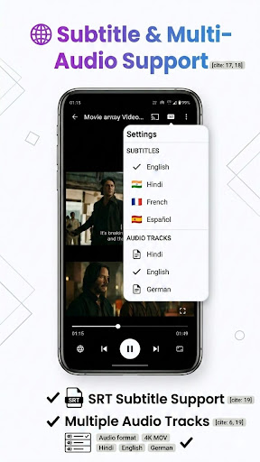 Vid Player: Video Audio Player ekran görüntüsü