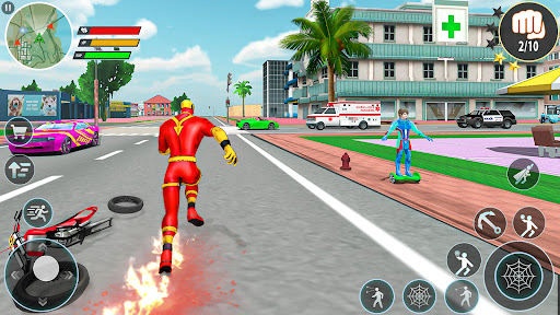 Rope Hero Spider City 3D ekran görüntüsü