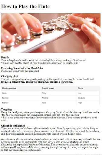How to Play Flute ekran görüntüsü