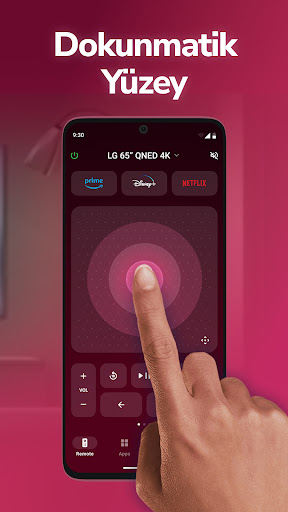 LG TV uzaktan kumandası ekran görüntüsü