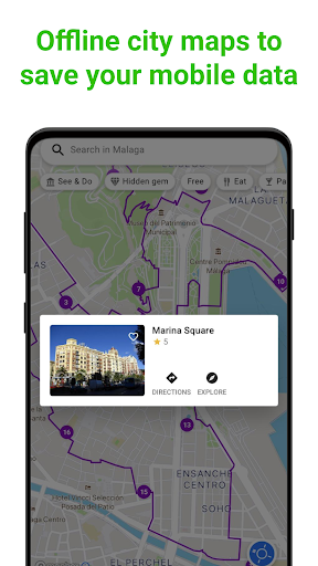 Malaga Tour Guide:SmartGuide ekran görüntüsü