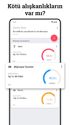 Quitzilla: Bağımlılık Takibi ekran görüntüsü
