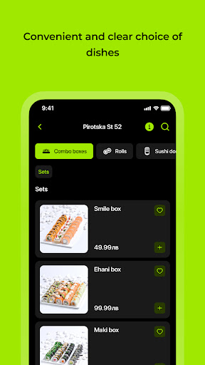 Sushi Smile Food ekran görüntüsü
