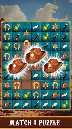 Cowboy Match Mania ekran görüntüsü