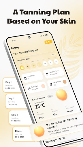 Rayzy - Tanning & Skin AI ekran görüntüsü