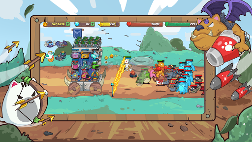 CatnRobot Idle TD: Battle Cat ekran görüntüsü