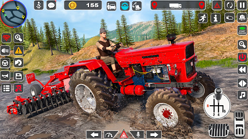 Tractor Driving Farming Games ekran görüntüsü