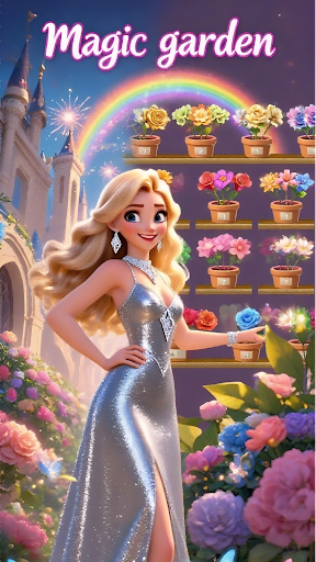 Magic Garden Flower Sort Game ekran görüntüsü