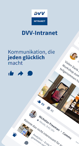DVV-Intranet ekran görüntüsü