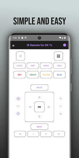 Remote for Ds tv ekran görüntüsü