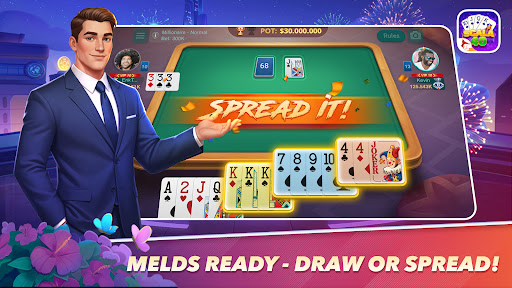 Scala 40: Italy Rummy ZingPlay ekran görüntüsü