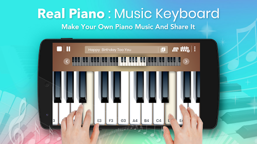 Real Piano : Music Keyboard ekran görüntüsü