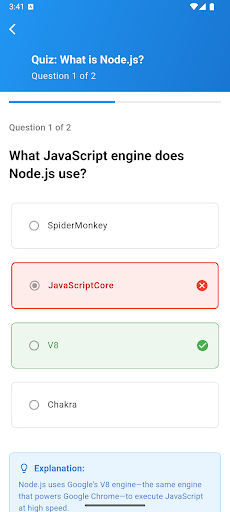 Learn Node.js ekran görüntüsü