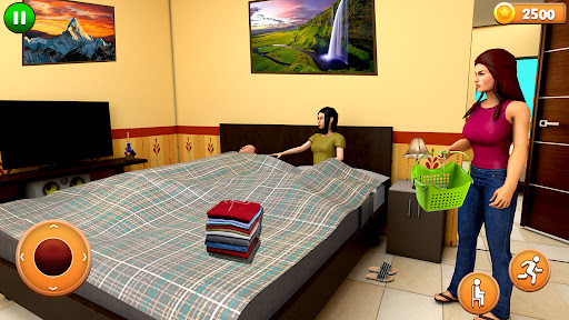 Mom Simulator Family Mother 3d ekran görüntüsü
