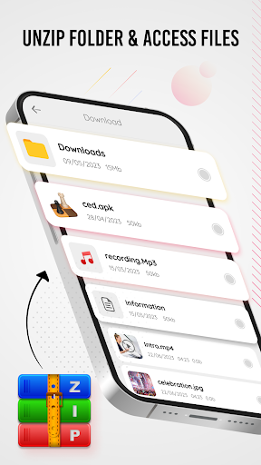 Zip Extractor - Zip UnZIP RAR ekran görüntüsü