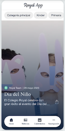 Colegio Royal App ekran görüntüsü