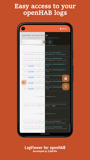 LogViewer for openHAB ekran görüntüsü