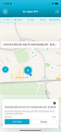 Ptt Mobil ekran görüntüsü