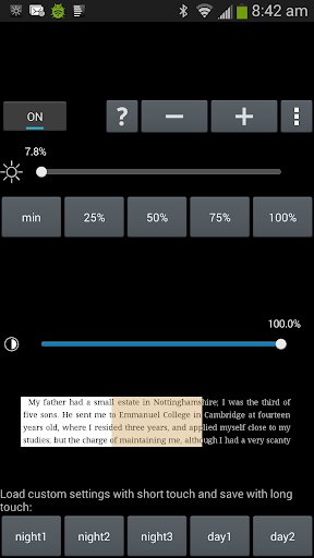 ScreenDim Trial ekran görüntüsü