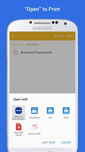 Samsung Print Service Plugin ekran görüntüsü