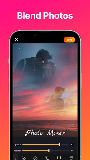 Blend Photo Mixer: PicBlender ekran görüntüsü