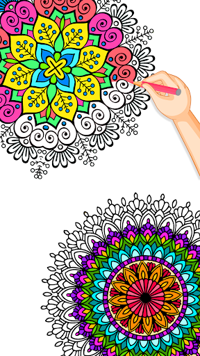 Mandala Color by Number Book ekran görüntüsü