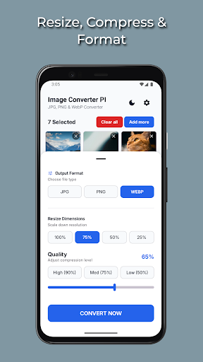 Image Converter PI: Resizer ekran görüntüsü