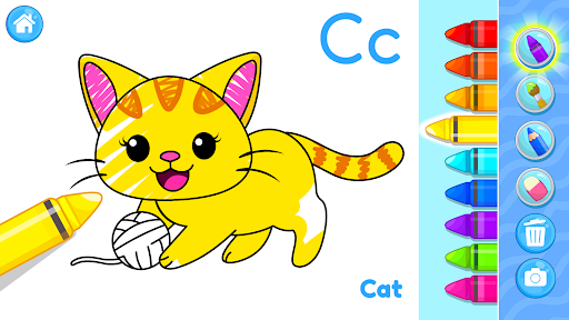 ABC Tracing alphabets for kids ekran görüntüsü
