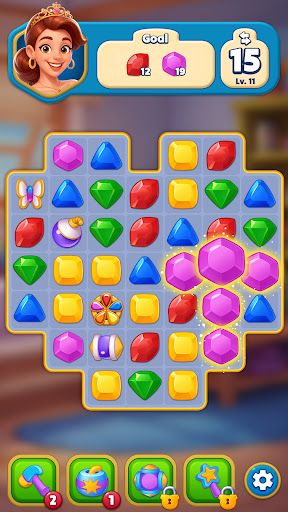 Royal Jewel - Match 3 Decor ekran görüntüsü