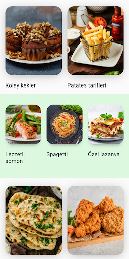 Yemek Tarifleri uygulama ekran görüntüsü