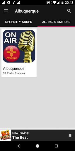 Albuquerque Radio Stations ekran görüntüsü