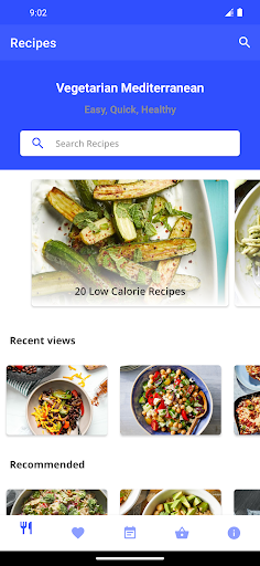 VEG Mediterranean Diet Recipes ekran görüntüsü