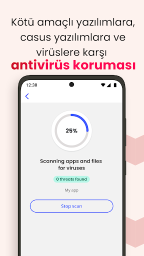 McAfee Security: Antivirüs VPN ekran görüntüsü