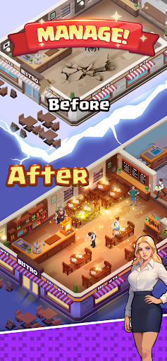 Idle Bistro Tycoon ekran görüntüsü